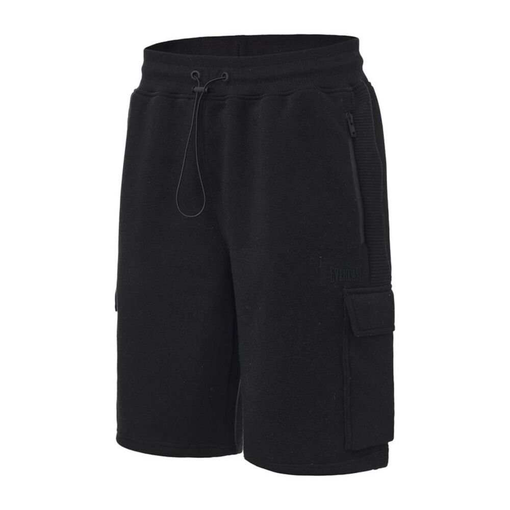 Everlast Mens Brushed Cargo Shorts / Black